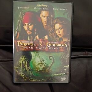 Disney's Pirates of the Caribbean DVD - Red & Green Cover